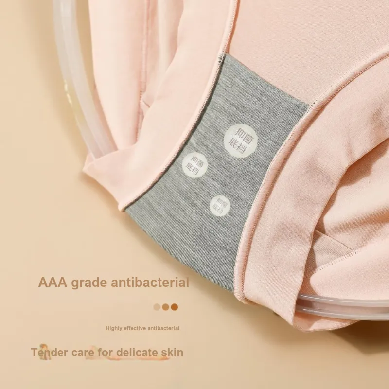 Red Bean Underpants Women's 4 Pack Caramel/Light Pink/Hepburn Black/Avocado Green-5