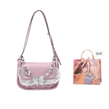 PARK DANCE PU Shoulder Bag Regular Women's Pink/Purple/White/Green/Black