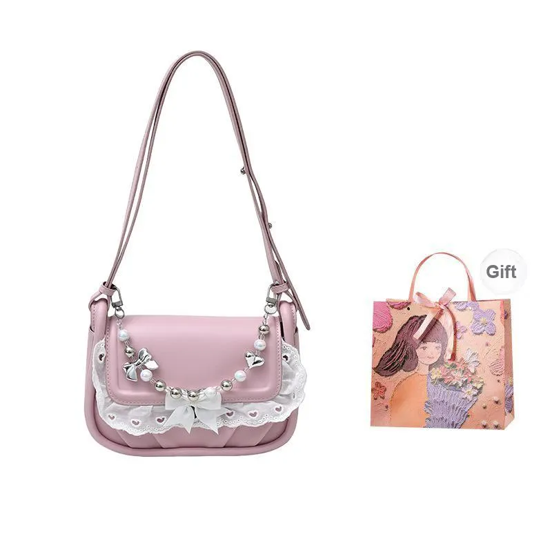 PARK DANCE PU Shoulder Bag Regular Women's Pink/Purple/White/Green/Black-0
