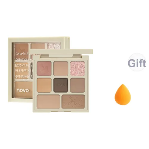 NOVO 8 COLORS Контуринг Хайлайтер Румяна Ван-Пис Палетка для Естественных Тонов 8,7г