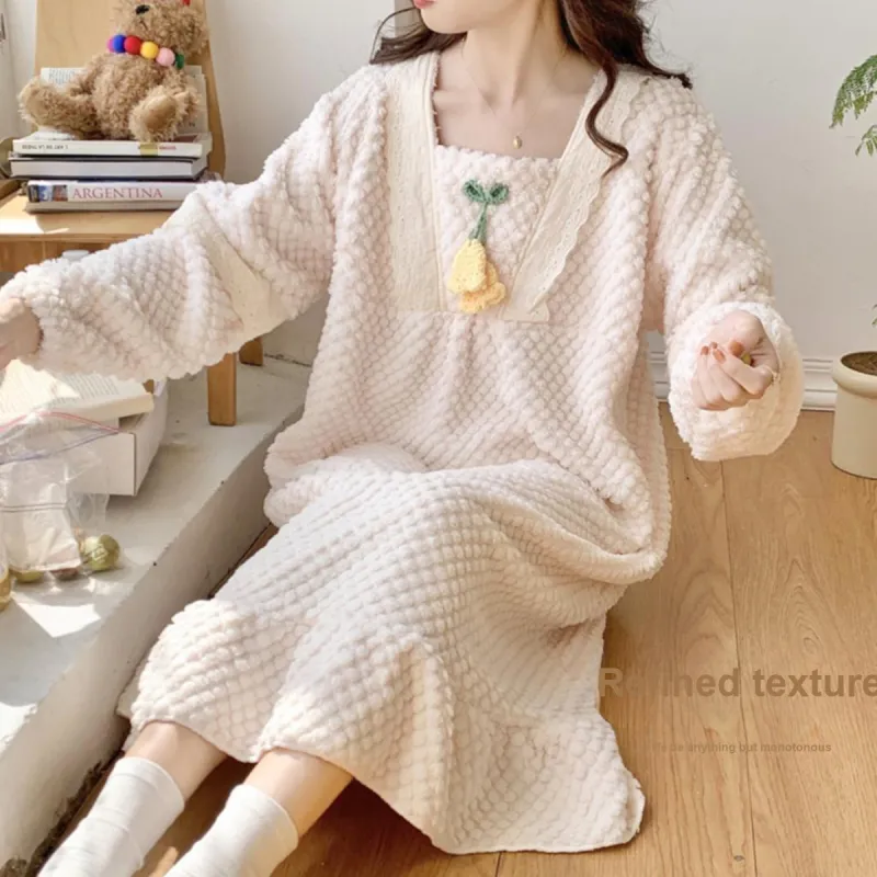 Yalu Women's Nightgowns-3