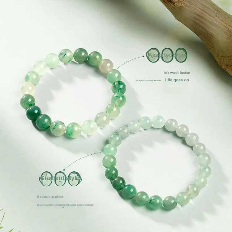 Chongqing Gold Store African Emerald Bracelets Women's-1