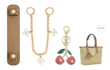 Lan Bao Fan Metal Bag Accessory Unisex Multicolor