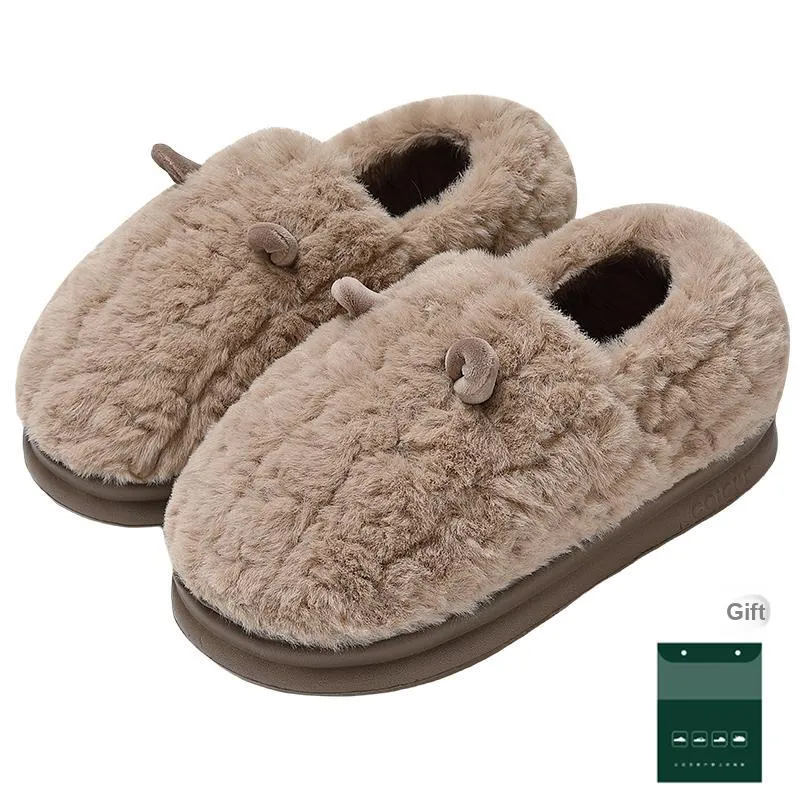Red bean Slippers / Home Slippers-15