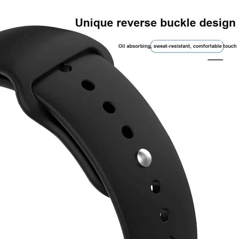 CHUANGYIDA OPPO Compatibility Watch Band 145~210mm Silicone Material-2