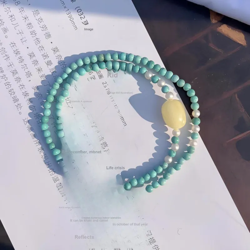 COUMILA Turquoise Bracelets Unisex-1