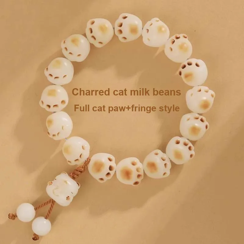 WAW White Jade Bodhi Bracelets Women's-3