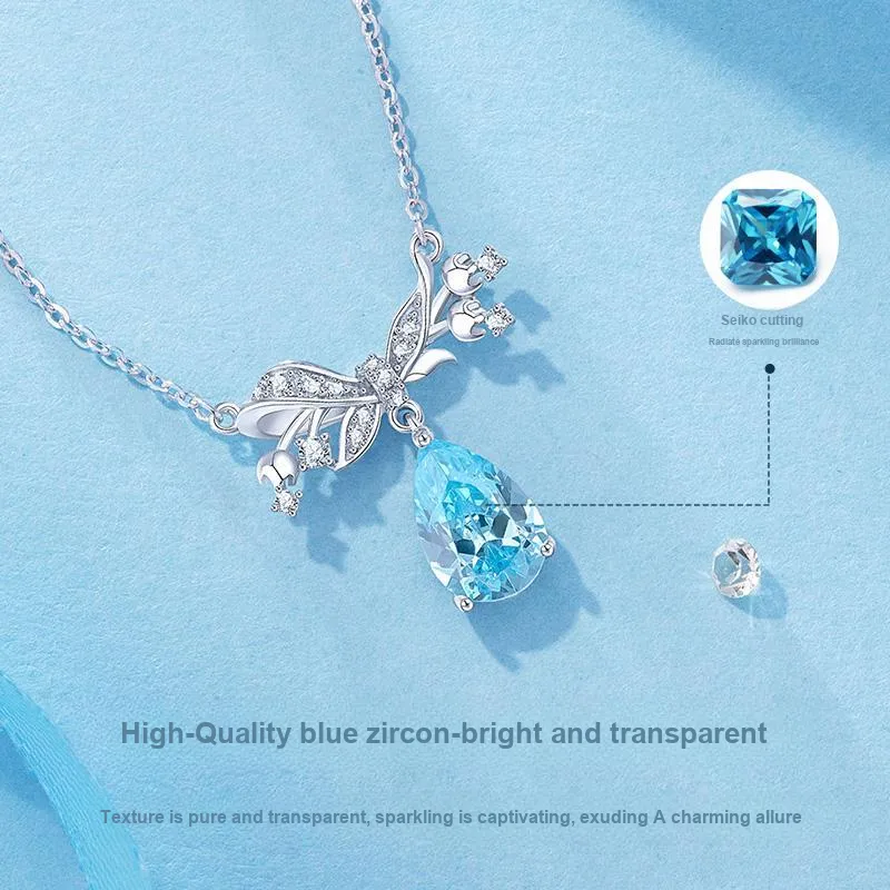 Schloney 925 Sterling Silver Necklaces Women's-3