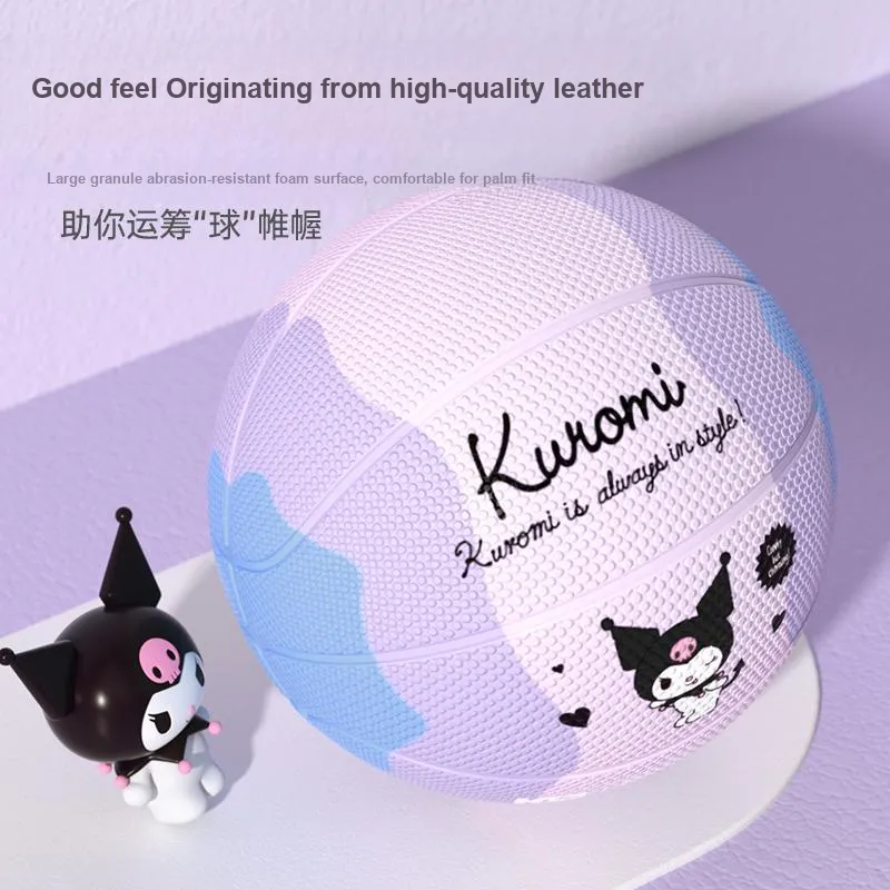 MESUCA x Sanrio Size 5 Indoor Outdoor Indoor Outdoor All Training Basketball Rubber Pink Purple-3