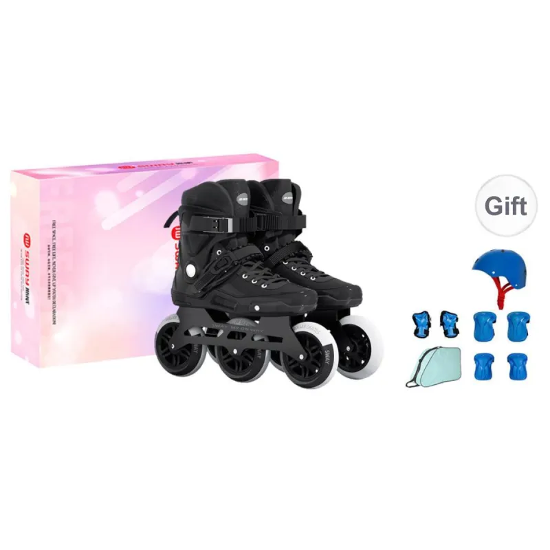 Sway Inline Skates Unisex Black White Two Tone-66
