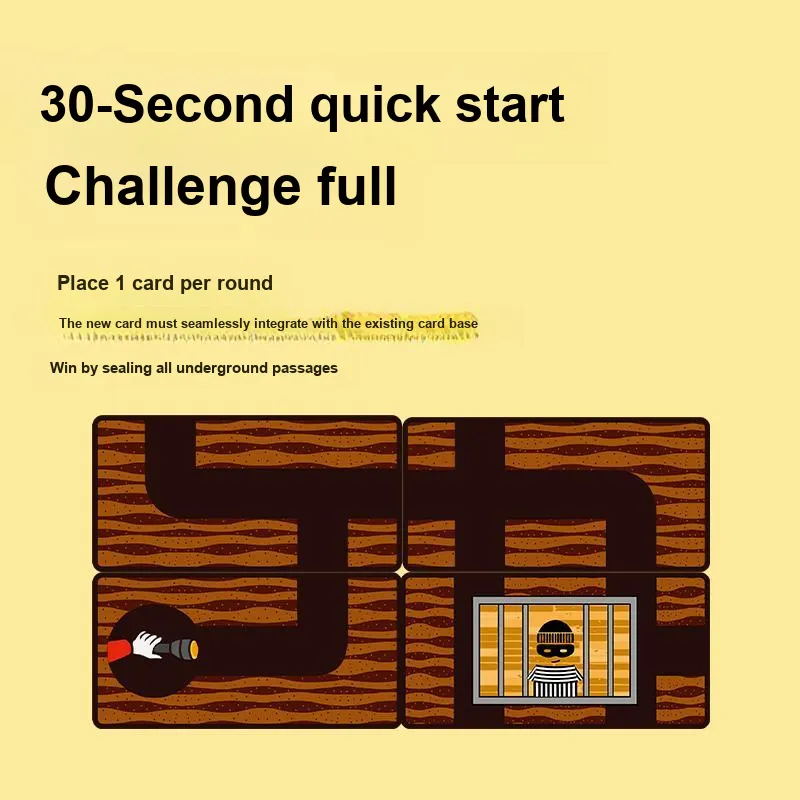 YOUXISHIGUANG Escape And Strategy Collection Bendi Duo Multiplayer Cooperation Board Games-2