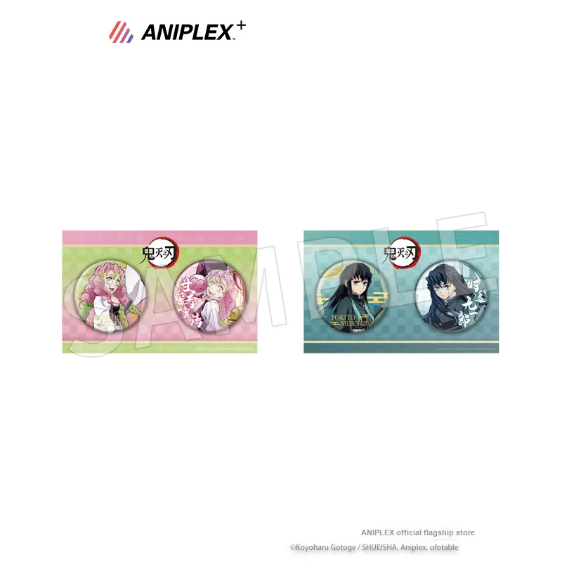 Aniple Demon Slayer  Kimetsu No Yaiba Set Badges-2