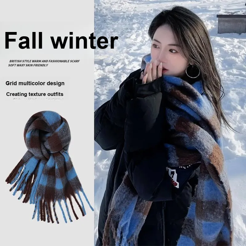 NANJIREN Knit Scarves Unisex-3
