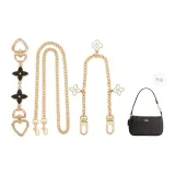 [Style 6]Black Four-Leaf Clover+Four-Leaf Clover Decorative Chain+Long Chain