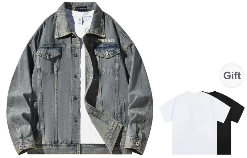 Airwalk Denim Jackets Unisex-15