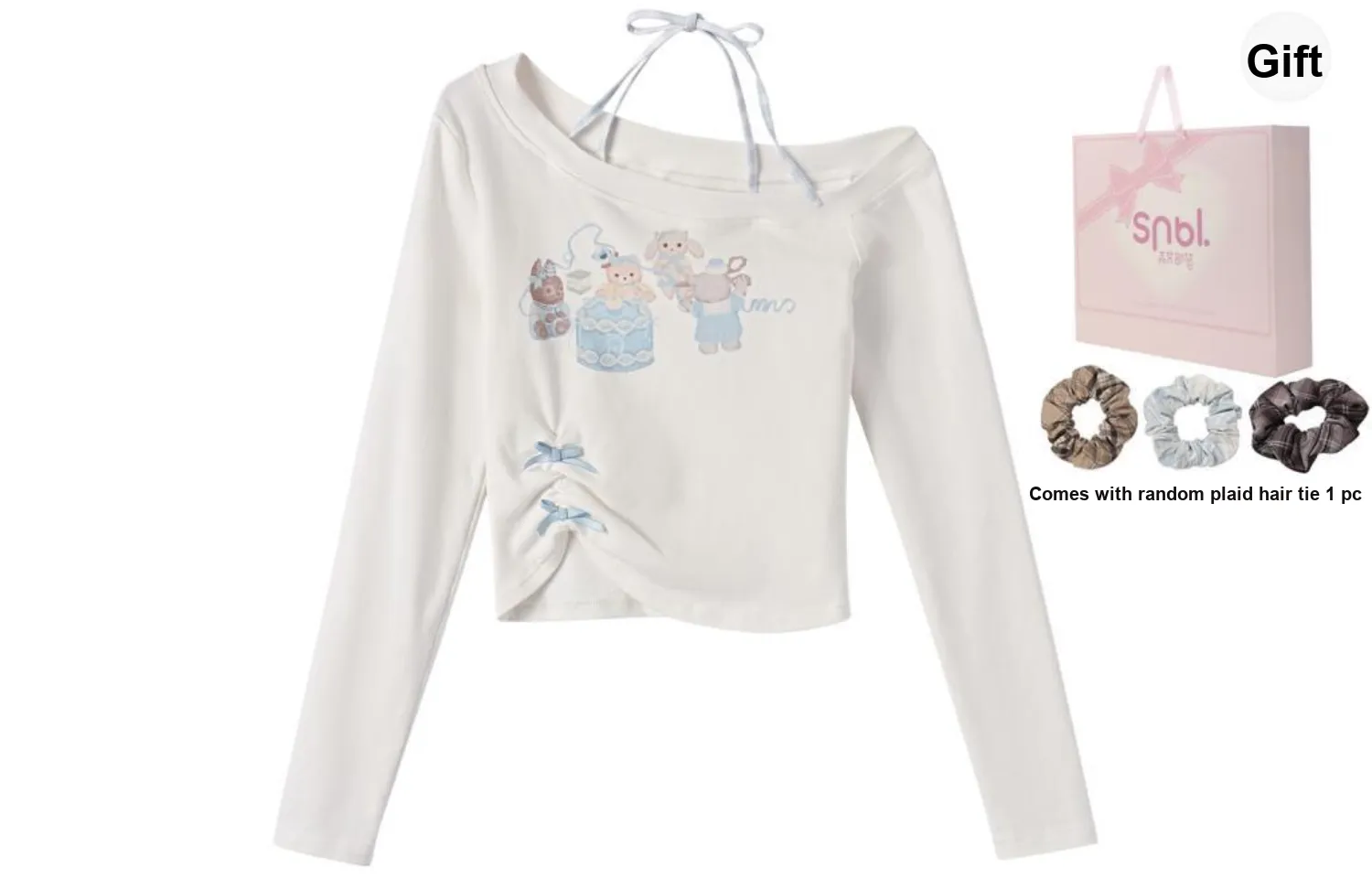 SNBL Белые Женские T-рубашки