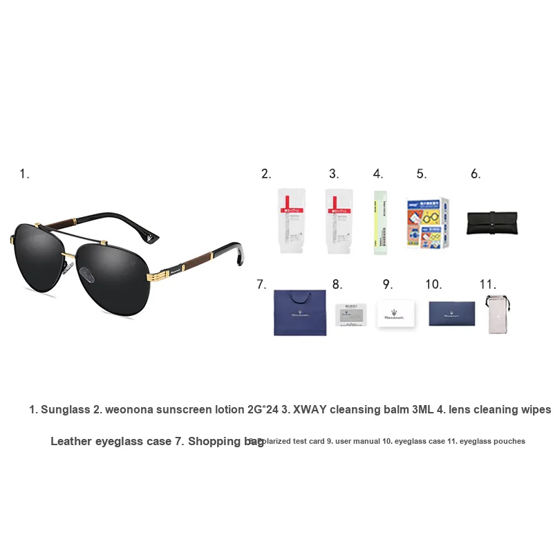 Maserati TR90 Aviator Sunglasses Unisex-2