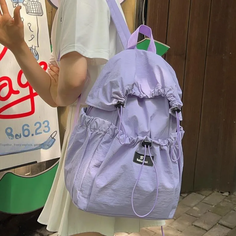 BRINCH Nylon Backpack Women's Multicolor-5