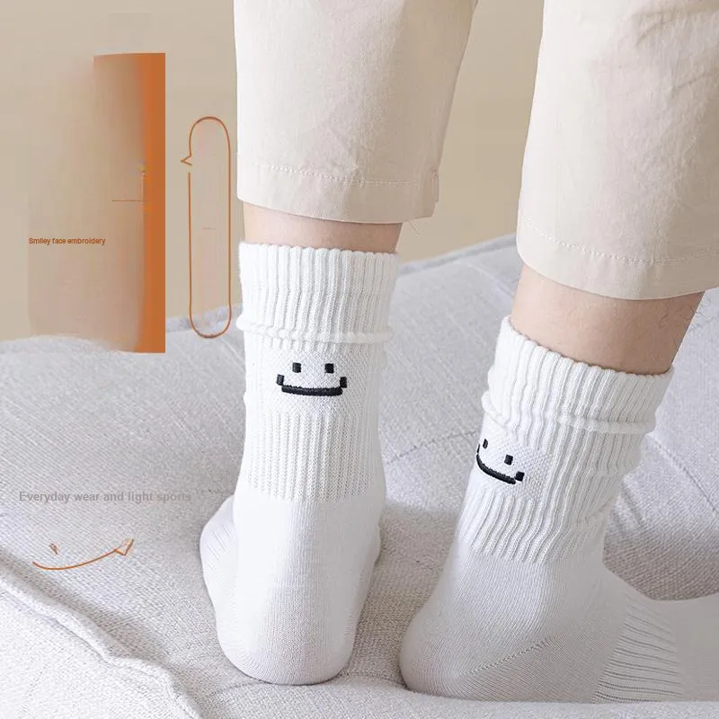 JIAZINI Mid Calf Socks Men's 5 Pack-2