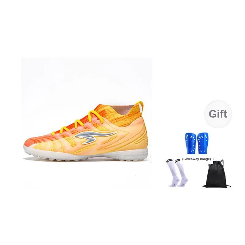 SUNAIS MG Rubber Short Studs TF Rubber Broken Studs Artificial Ground, Natural Ground Breathable Soccer Shoes Unisex-43