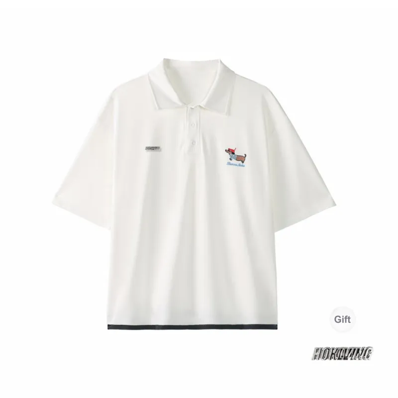 HOKLV Polo Shirts Unisex-0