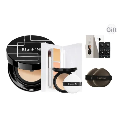 Blank Me Half Price Маленькая Черная Коробка Air Cushion + Трехцветный Комбо-набор для Маскировки Natural Clear Concealing
