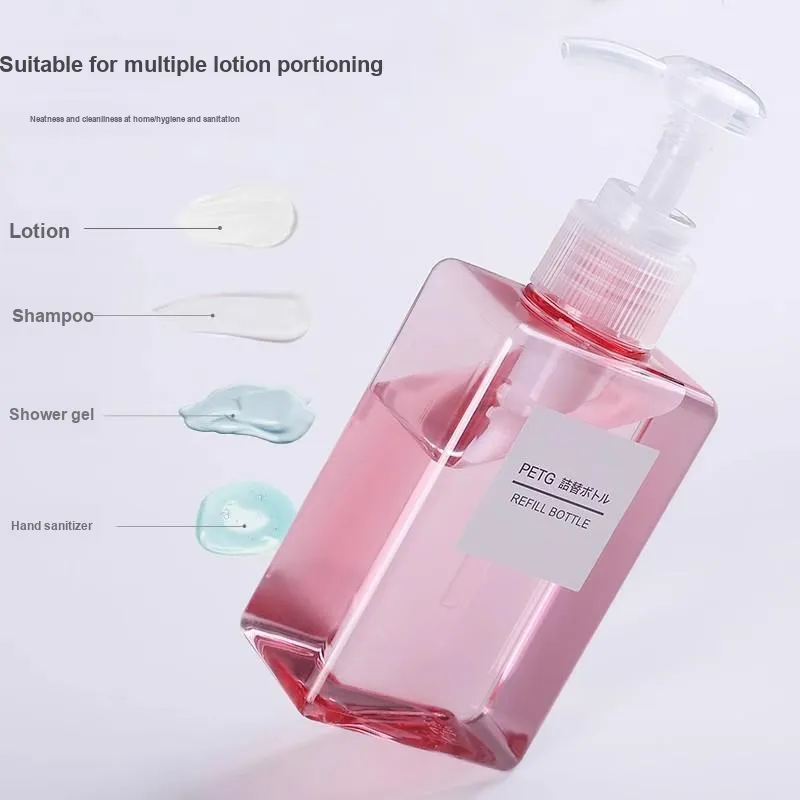 ZHENZI Travel Bottle Set Push Button Shower Gel Shampoo Hand Sanitizer Empty Bottle Portable Makeup Tool-8