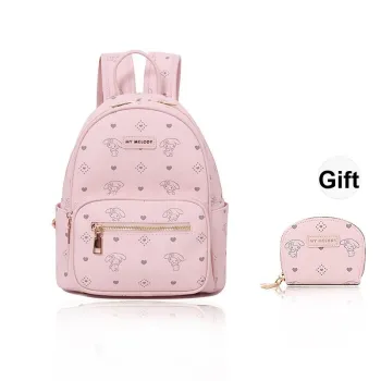 MESUCA Synthetic Leather Backpack Women's Pink