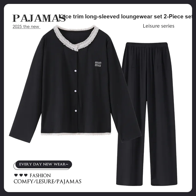 Nodos Shield Pajama Set Women's Black-1