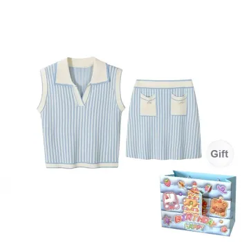 WOWI Two Piece Skirt Sets Women's