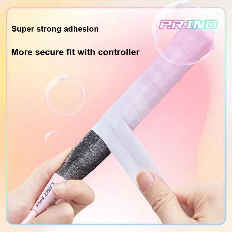 P.R IND Badminton Grip Tape Polyurethane PU Racket Handle Thin-11