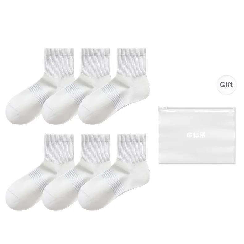 Temooues Ankle Socks Women's Shopping Bag Combo Set-17