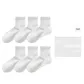 [6 Pack/Value Set/7A Antibacterial]6 Pairs White