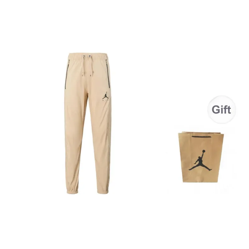 Jordan Knitted Sports Pants Unisex Desert Yellow Includes Shopping Bag-0