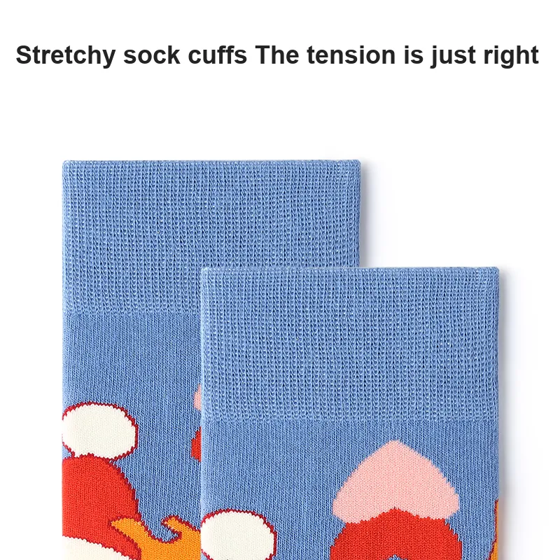 Primeet Mid Calf Socks Box 3 Pack Unisex-2