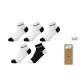 [Women's]White *4/Black *1 (5 Pack)