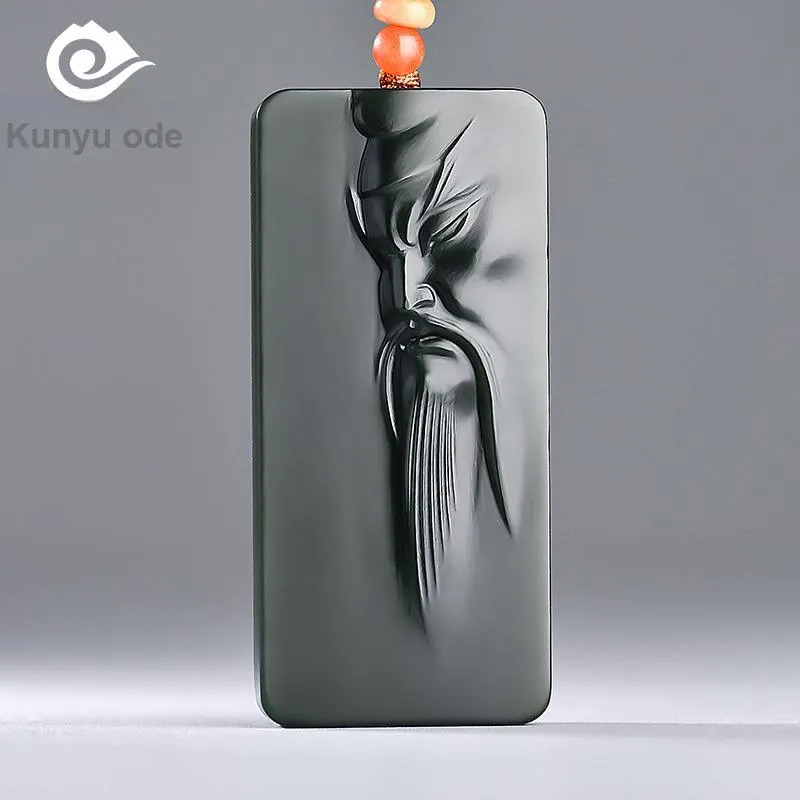 KUNYUYAO Hetian Jade Pendants Green Jade Unisex-1