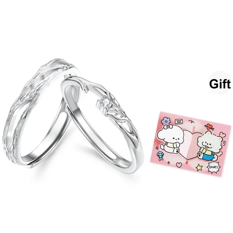 LAOYINFANG 925 Sterling Silver Rings Unisex-4