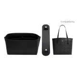 [Two-Piece Set]Black Silver Shoulder Pads+Storage Liner