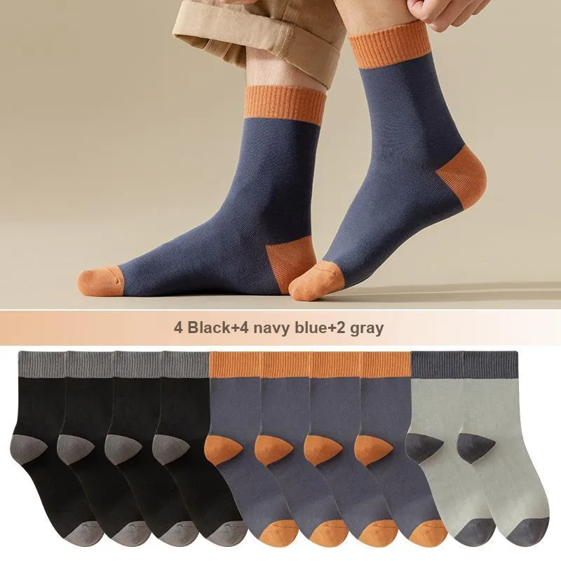Lan Miao Mid Calf Socks Men's 10 Pack-3