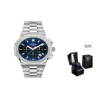 ROTARY Wrist Watch Mechanical Movement Blue Dial Men's Watches