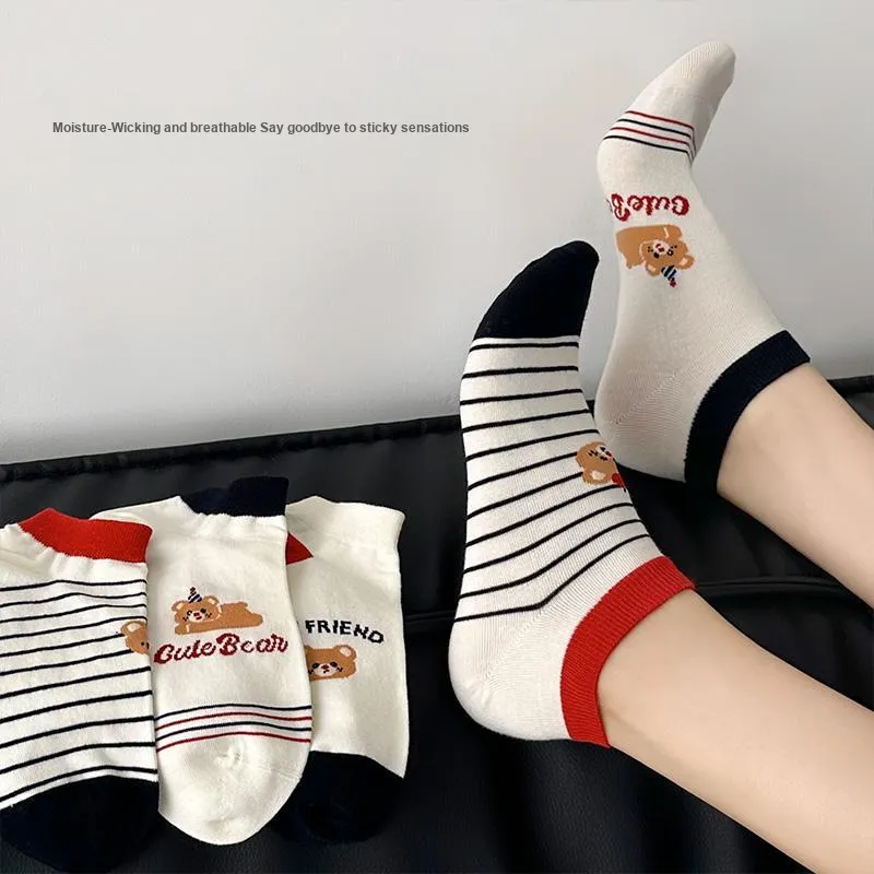 Moremoli Ankle Socks Women's 3 Pack-5
