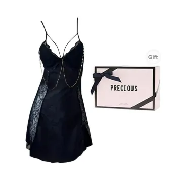 OEING Nightgown Women's Gift Box Set Black