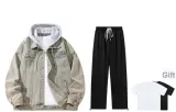 Clothing Sets (Yellow Mud Top+Black Pants) (Comes with Short-Sleeved Shirt)