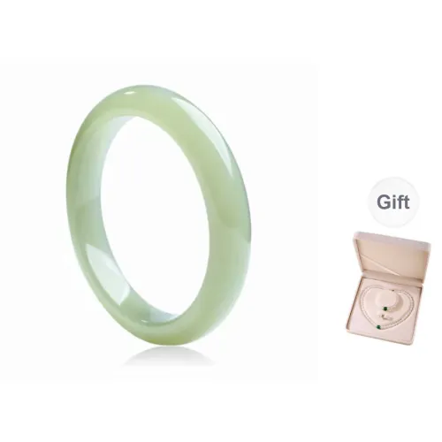 BYTHERE Hetian Jade Bangles Green Jade Women's