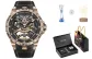 Jupiter System-Rose Gold Case with Gold (Hourglass Night Light Box)