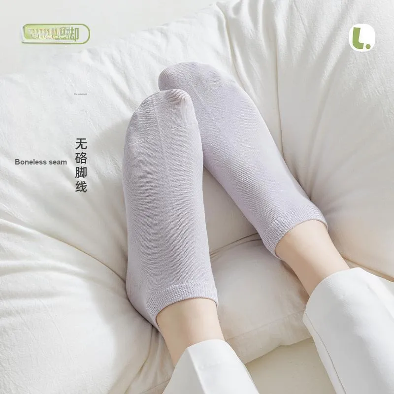 Lan Miao No Show Socks Women's 5 Pack-9