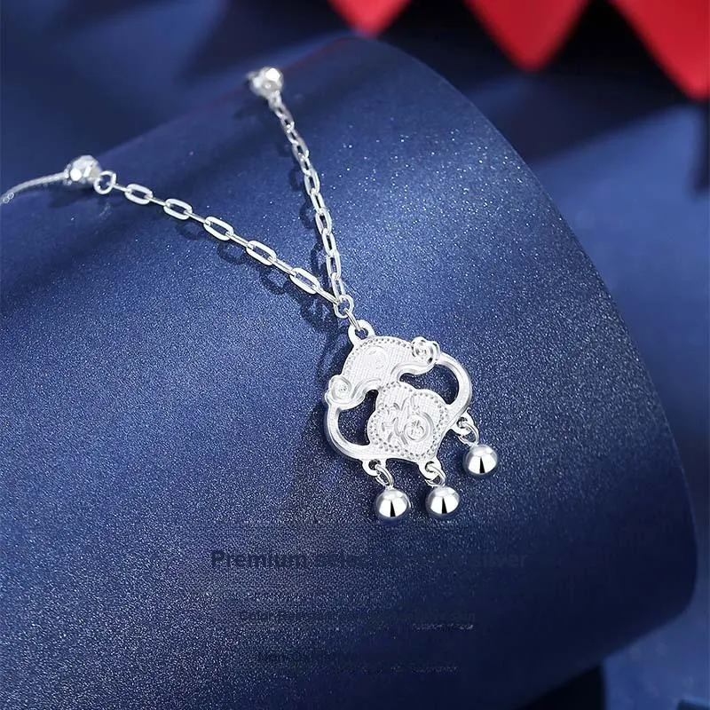 JESCAKOO S929 Sterling Silver Necklaces Unisex-3