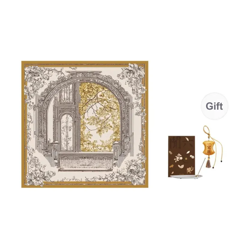 WENSLI Silk Scarves Unisex-0