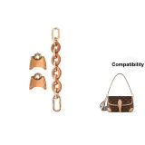 Brown Acrylic Extender Chain 15cm+Beeswax Abrasion-Resistant Buckle